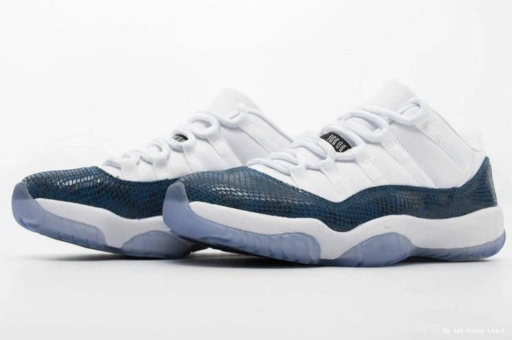 Blue Air Low Snakeskin 11 Jordan CD6846-102 0107